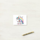 Süßes Einhorn Unicorn mit großen Augen Post-it® Notes (Op bureau)