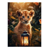 Süßes Löwenjunges Perfect Poster (Voorkant)