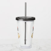 Sussex Chicken Mama Hen en Chicken Chicken Acryl Drinkbeker (Rechts)