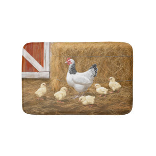Sussex Chicken Mama Hen en Chicken Chicken Badmat