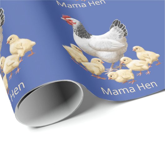 Sussex Chicken Mama Hen en Chicken Chicken Cadeaupapier (Rol Hoek)