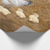 Sussex Chicken Mama Hen en Chicken Chicken Cadeaupapier (Hoek)