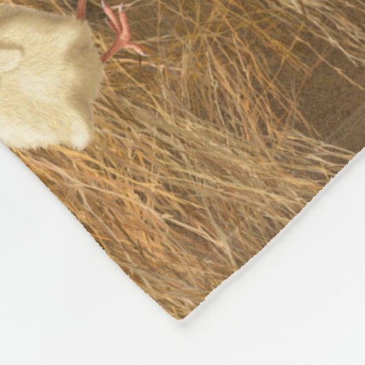 Sussex Chicken Mama Hen en Chicken Chicken Fleece Deken (Hoek)