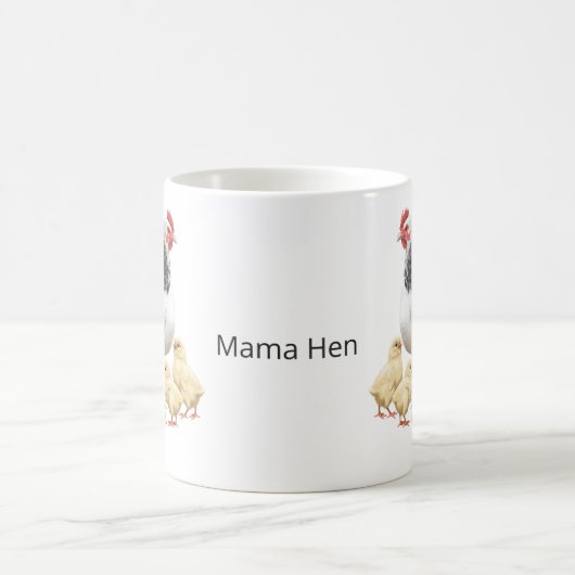 Sussex Chicken Mama Hen en Chicken Chicken Koffiemok (Center)