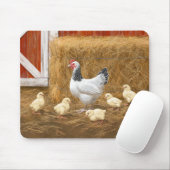 Sussex Chicken Mama Hen en Chicken Chicken Muismat (Met muis)