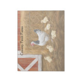 Sussex Chicken Mama Hen en Chicken Chicken Notitieblok (Linkerzijde)