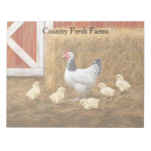 Sussex Chicken Mama Hen en Chicken Chicken Notitieblok (Voorkant)