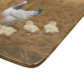 Sussex Chicken Mama Hen en Chicken Chicken Snijplank (Hoek)