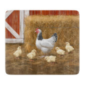 Sussex Chicken Mama Hen en Chicken Chicken Snijplank (Voorkant)