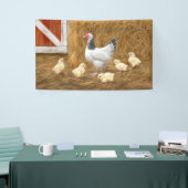 Sussex Chicken Mama Hen en Chicken Chicken Spandoek (Beurs)