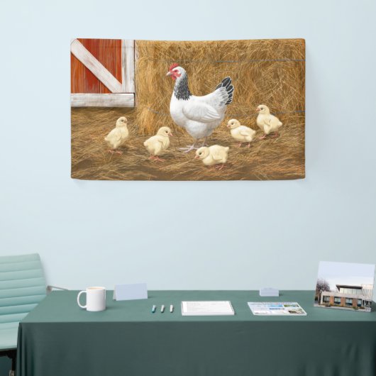 Sussex Chicken Mama Hen en Chicken Chicken Spandoek (Beurs)