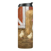 Sussex Chicken Mama Hen en Chicken Chicken Thermosbeker (Gedraaid links)