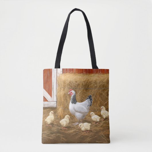 Sussex Chicken Mama Hen en Chicken Chicken Tote Bag (Voorkant)