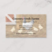 Sussex Chicken Mama Hen en Chicken Chicken Visitekaartje (Achterkant)