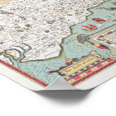 Sussex, gegraveerd door Jodocus Hondius van John Poster (Hoek)