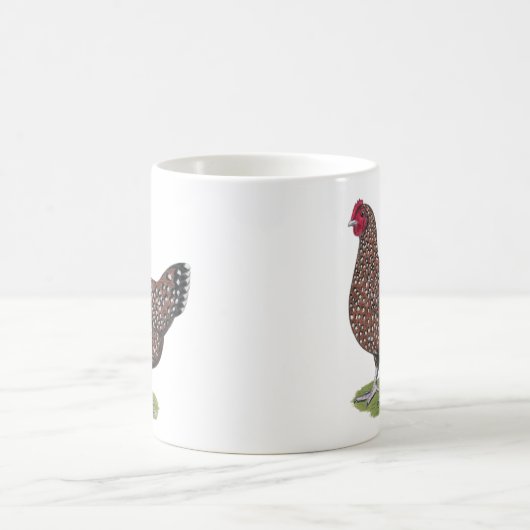 Sussex: Gespikkelde hoen Koffiemok (Center)