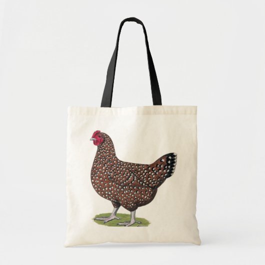 Sussex:  Gespikkelde hoen Tote Bag (Voorkant)