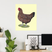 Sussex: Gespikkelde hond Poster (Thuiskantoor)