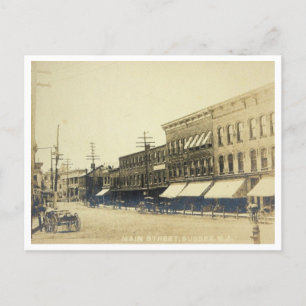 Sussex NJ, New Jersey, hoofdsint- stijl Briefkaart