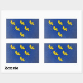 Sussex Rechthoekige Sticker (Vel)