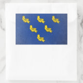 Sussex Rechthoekige Sticker (Tas)