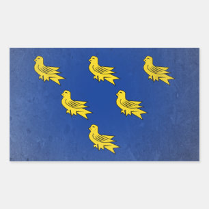 Sussex Rechthoekige Sticker
