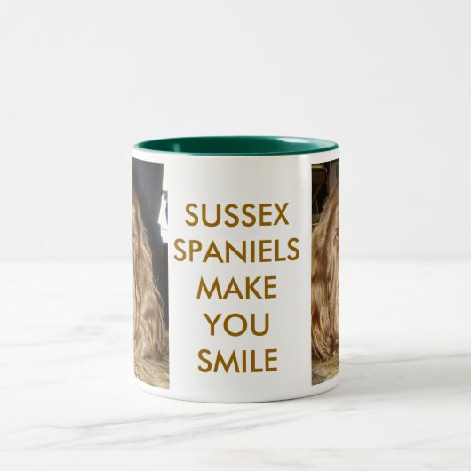 Sussex Spaniel Face Mok (Center)