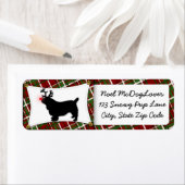 Sussex Spaniel Kerstmis Etiket (Insitu)