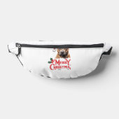 Sussex Spaniel Kerstmis Heuptasje (Liggend)