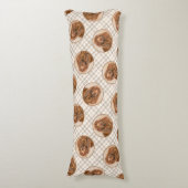 Sussex Spaniel Schilderen Schattigee Originele Pet Lichaamskussen (Voorkant Verticaal)