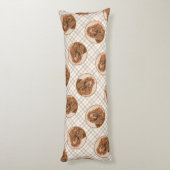 Sussex Spaniel Schilderen Schattigee Originele Pet Lichaamskussen (Achterkant (Verticaal))