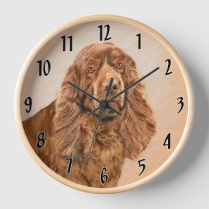 Sussex Spaniel Schilderij - Mooie Originele Honden
