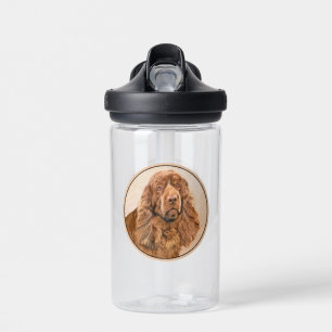 Sussex Spaniel Schilderij - Mooie Originele Honden Waterfles