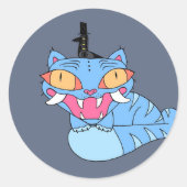 Sussy and Derpy  Ronde Sticker (Voorkant)