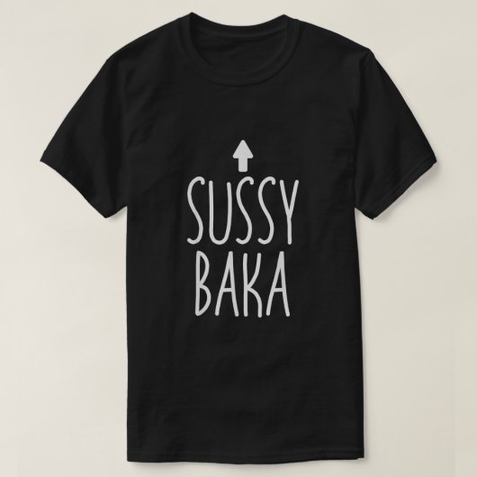 Sussy Baka Sus Arrow Funny Gaming Impostor Meme T-shirt (Design voorkant)