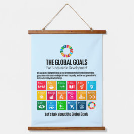 Sustainability Goals Motivational Inspiring Gifts Hangend Wandkleed