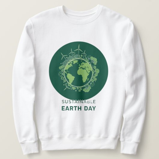 Sustainable Earth Day Trui (Design voorkant)