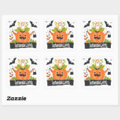 SustainableLiving | ExDesigner | Halloween Vierkante Sticker (Vel)