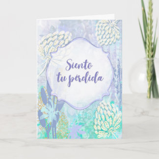 Susurro de Flores - Tarjeta de condolencias Kaart