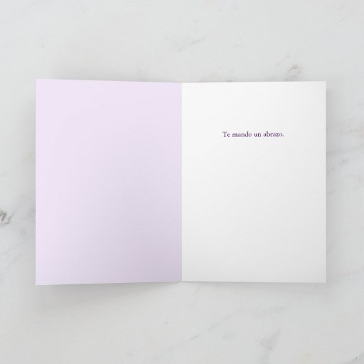 Susurro de Flores - Tarjeta de condolencias Kaart (Binnen)