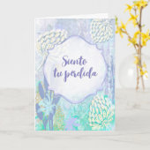 Susurro de Flores - Tarjeta de condolencias Kaart (Gele Bloem)