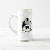 Sutcliffe Familie Crest Bierpul (Links)