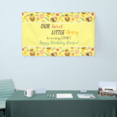 Sute Sweet Little Honey Bumble Bee Birthday Banner (Beurs)