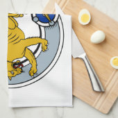 Sutherland Clan Badge Theedoek (Quarter Fold)