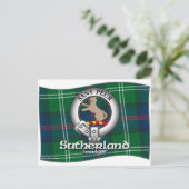 Sutherland Clan Briefkaart (Staand voorkant)