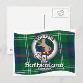 Sutherland Clan Briefkaart (Voorkant / Achterkant)