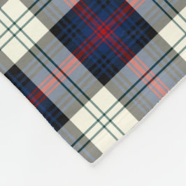 Sutherland Clan Jurk Tartan Blauw en Wit Plaid Fleece Deken