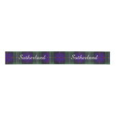 Sutherland Clan Pset Scottish tartan Grosgrain Lint (Voorkant)