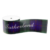 Sutherland Clan Pset Scottish tartan Grosgrain Lint (Spoel)
