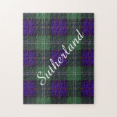 Sutherland Clan Pset Scottish tartan Legpuzzel (Verticaal)
